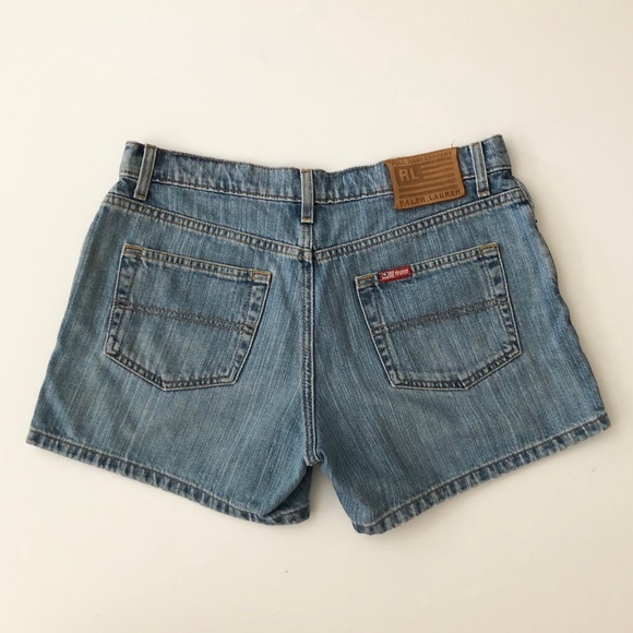 Polo Ralph Lauren Pants - Polo Ralph Lauren Vintage Logo Denim Shorts